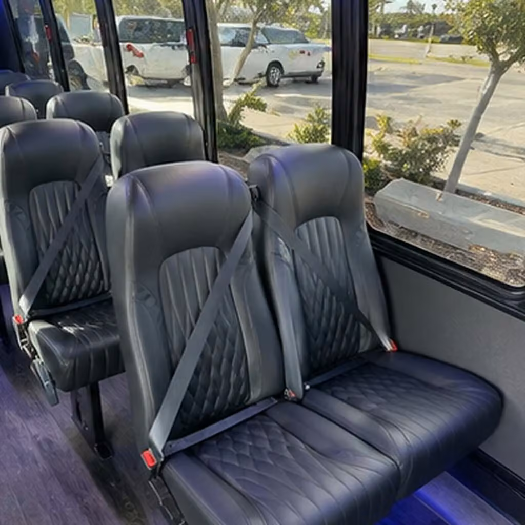 25 passenger minibus interior