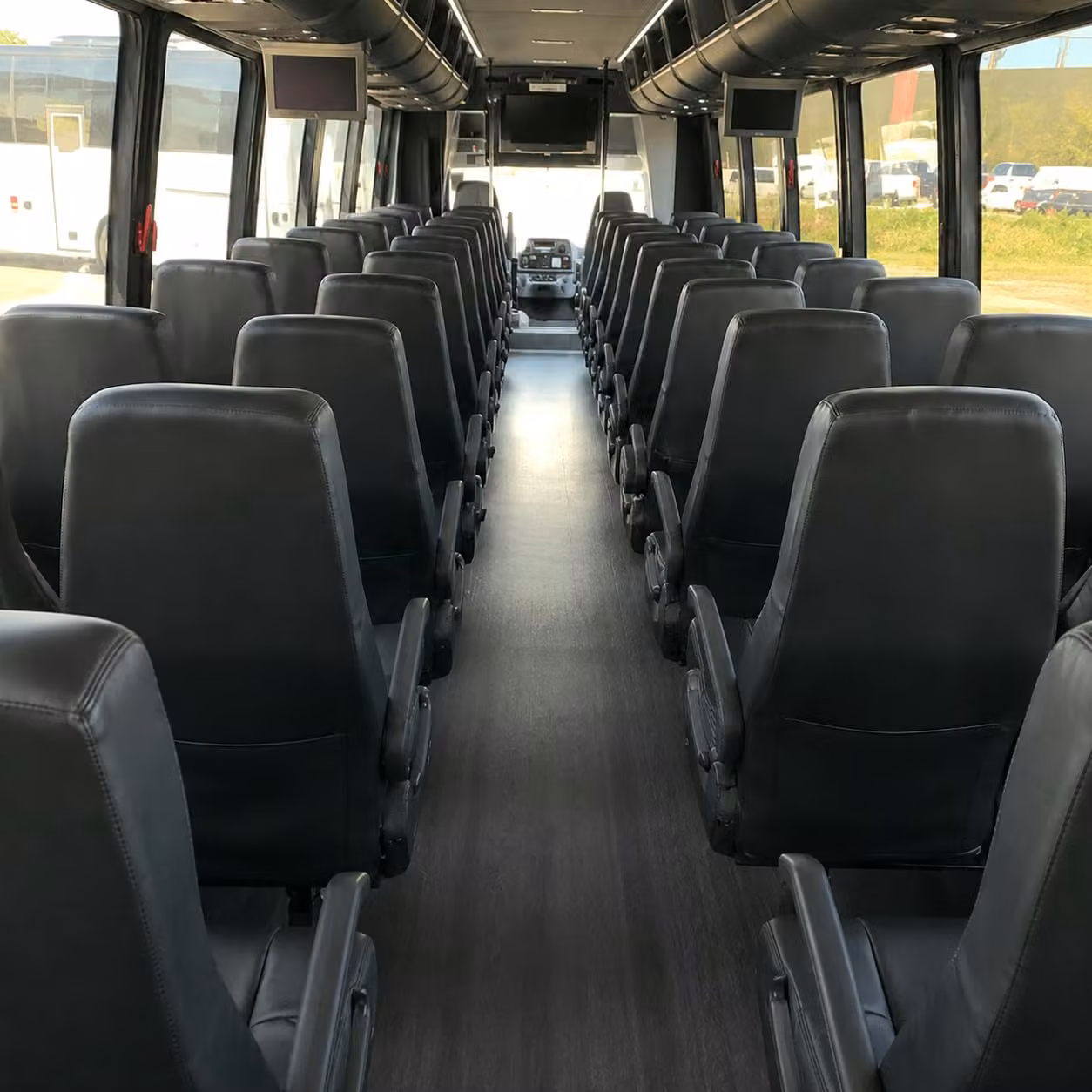 28 passenger minibus interior