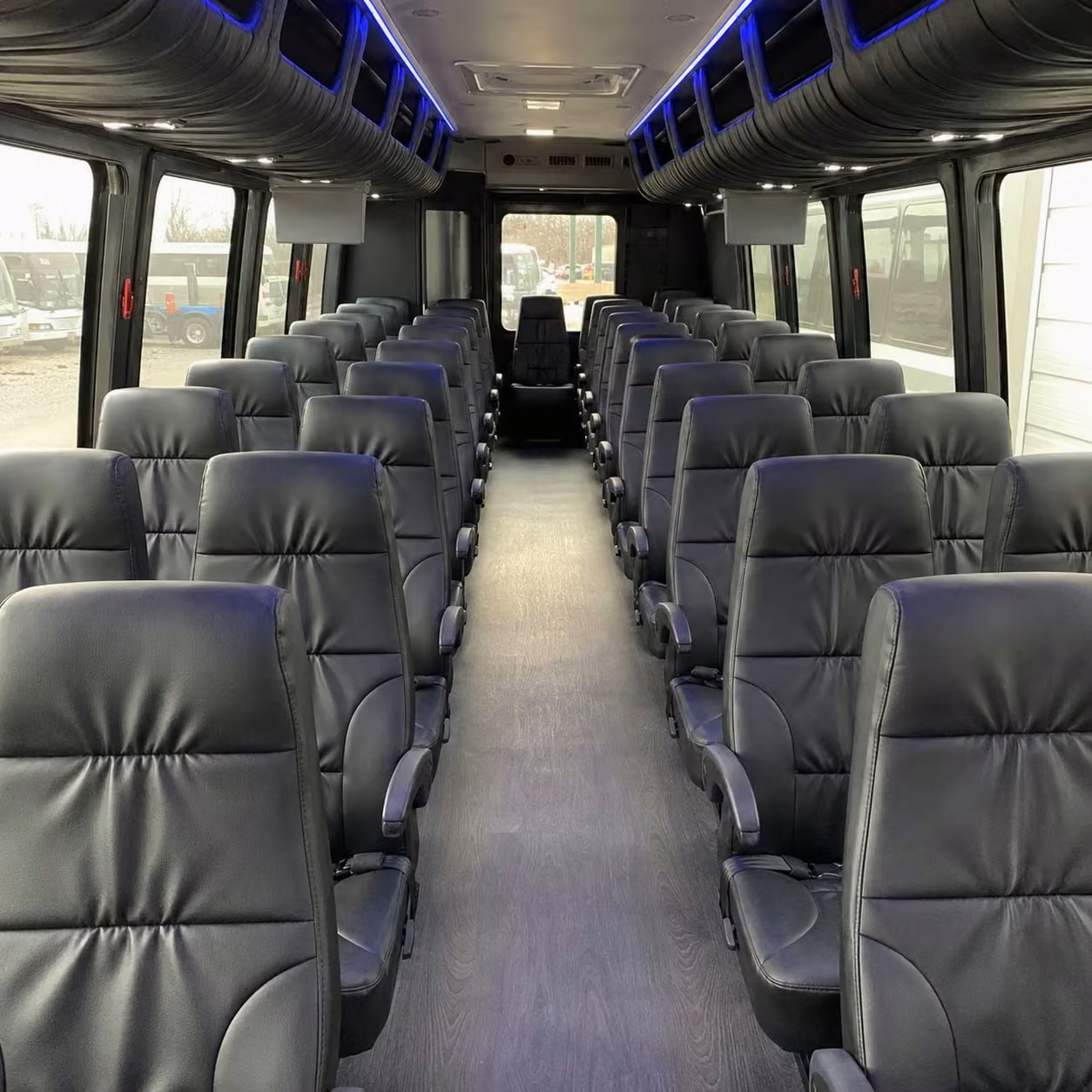 30 passenger minibus inside