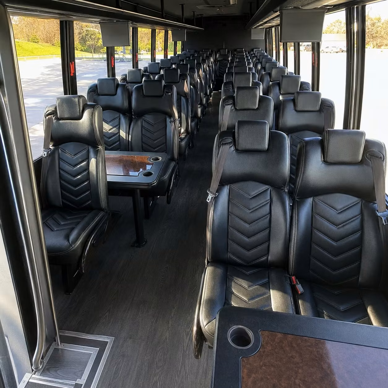 35 passenger minibus inside