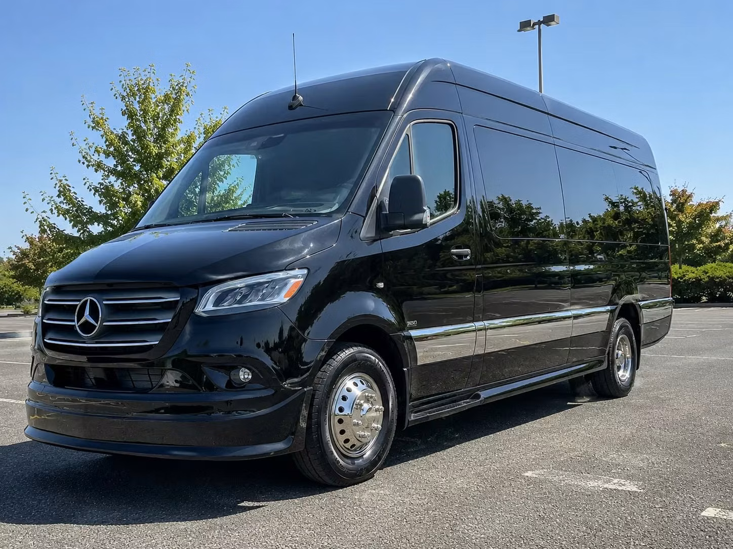 sprinter van with driver