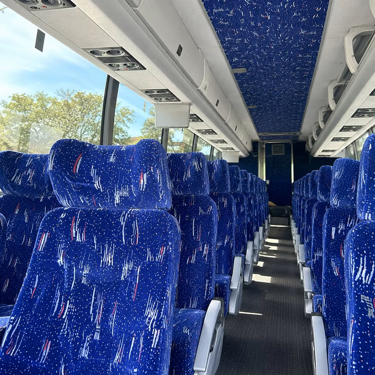 tulsa charter bus interior