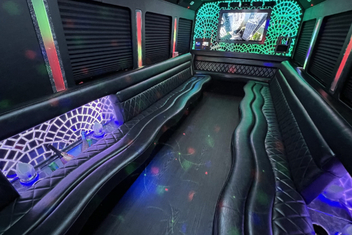 Tulsa Limo Bus Interior